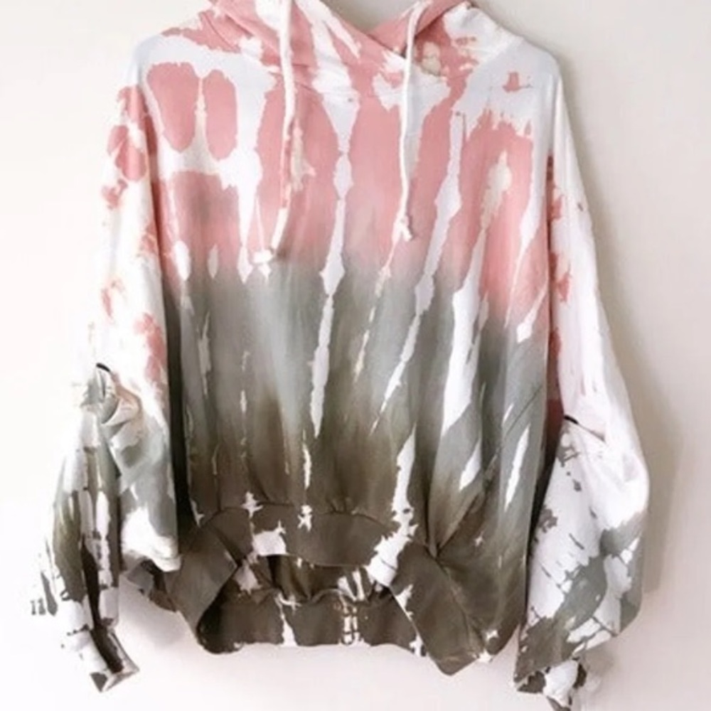 Young fabulous & broke oversized crop hoodie